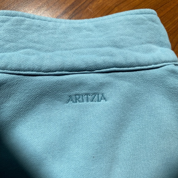 Aritzia Sweatfleece Boyfriend Quarter Zip - Picture 3 of 4